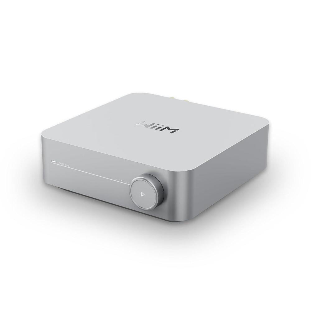 imageWiiM Amp Pro Multiroom Streaming Amplifier  Compatible with Google Cast Alexa  HDMI Voice Control  Stream from Spotify Amazon Music Tidal ampamp More  Dark GrayAmp Silver