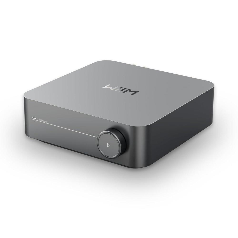 imageWiiM Amp Pro Multiroom Streaming Amplifier  Compatible with Google Cast Alexa  HDMI Voice Control  Stream from Spotify Amazon Music Tidal ampamp More  Dark GrayAmp Space Gray