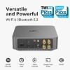 WiiM Amp Pro: Multiroom Streaming Amplifier | Compatible with Google Cast, Alexa | HDMI, Voice Control | Stream from Spotify, Amazon Music, Tidal & More – Dark Gray(Amp Pro Dark Gray)