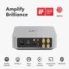 WiiM Amp Pro: Multiroom Streaming Amplifier | Compatible with Google Cast, Alexa | HDMI, Voice Control | Stream from Spotify, Amazon Music, Tidal & More – Dark Gray(Amp Silver)