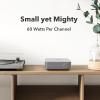 WiiM Amp Pro: Multiroom Streaming Amplifier | Compatible with Google Cast, Alexa | HDMI, Voice Control | Stream from Spotify, Amazon Music, Tidal & More – Dark Gray(Amp Silver)