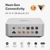WiiM Amp Ultra with Voice Remote 2 | 100W Streaming Amplifier with Premium ESS ES9039Q2M DAC & Dual TI TPA3255 Amps | Built-in RoomFit EQ & Touchscreen | HDMI ARC, Optical, RCA Inputs | Space Gray(Silver)
