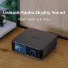 WiiM Amp Ultra with Voice Remote 2 | 100W Streaming Amplifier with Premium ESS ES9039Q2M DAC & Dual TI TPA3255 Amps | Built-in RoomFit EQ & Touchscreen | HDMI ARC, Optical, RCA Inputs | Space Gray(Silver)
