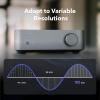 WiiM Vibelink Amp | 100W Power Amplifier with Premium ESS 9039Q2M DAC and TI TPA3255 | Compatible with WiiM Mini, Pro, Pro Plus, and Ultra | RCA, Coax, and Optical Inputs | Space Gray(Space Gray)