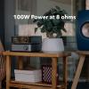 WiiM Vibelink Amp | 100W Power Amplifier with Premium ESS 9039Q2M DAC and TI TPA3255 | Compatible with WiiM Mini, Pro, Pro Plus, and Ultra | RCA, Coax, and Optical Inputs | Space Gray(Space Gray)