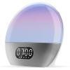 imageWiiM Wakeup Light Alexa Builtin Unlimited Sound Choices AllinOne Sunrise Alarm Clock Sound Machine Sleep Routines and More  Polished SilverPolished Silver